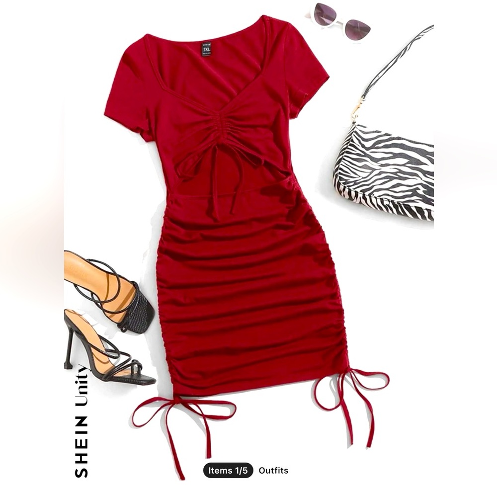 Red dress